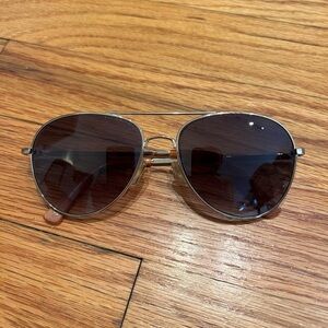 Classic Thin Gold Aviator Sunglasses
